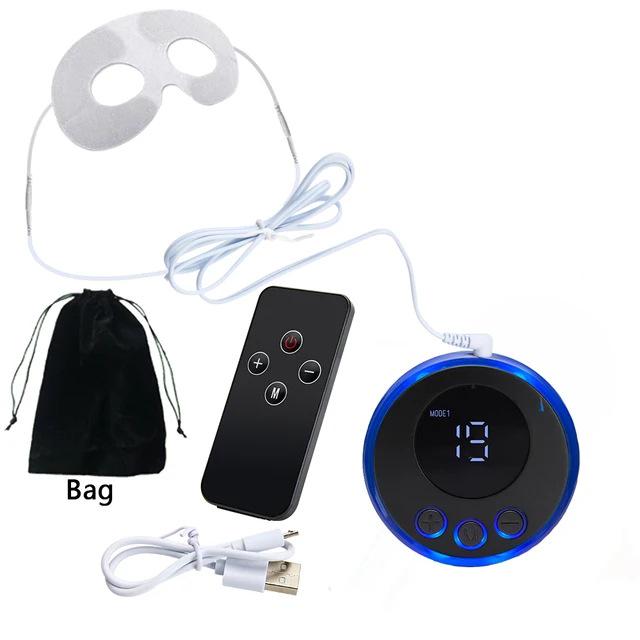 EMS Eye Massager - Low Frequency Muscle Stimulator for Face Lift, Skin Tightening, Anti-Wrinkle Facial Care