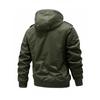 Pure Cotton Jacket Men'S Military Clothing Men'S Jacket Washed Winter Velvet Cotton Jacket Hooded