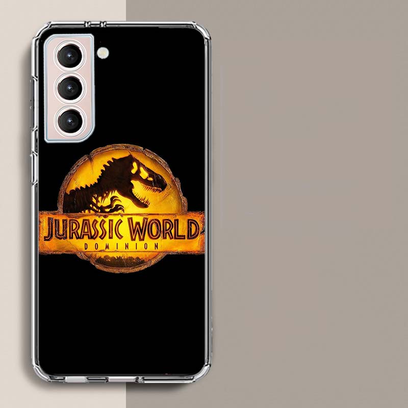 Jurassic World Phone Case For Samsung Galaxy S25 Edge S24 S23 FE S21 S20 S10 Plus S22 S26 Ultra Cover Clear Cases TPU Capa Shell