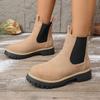 Spring and Autumn New Frosted Martin Boots Fashion Casual Round Head Large Size Fashion Trend Shoes