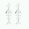 Lovely Accessories Earring Women Jewelry Earrings Dangle Fish Bone