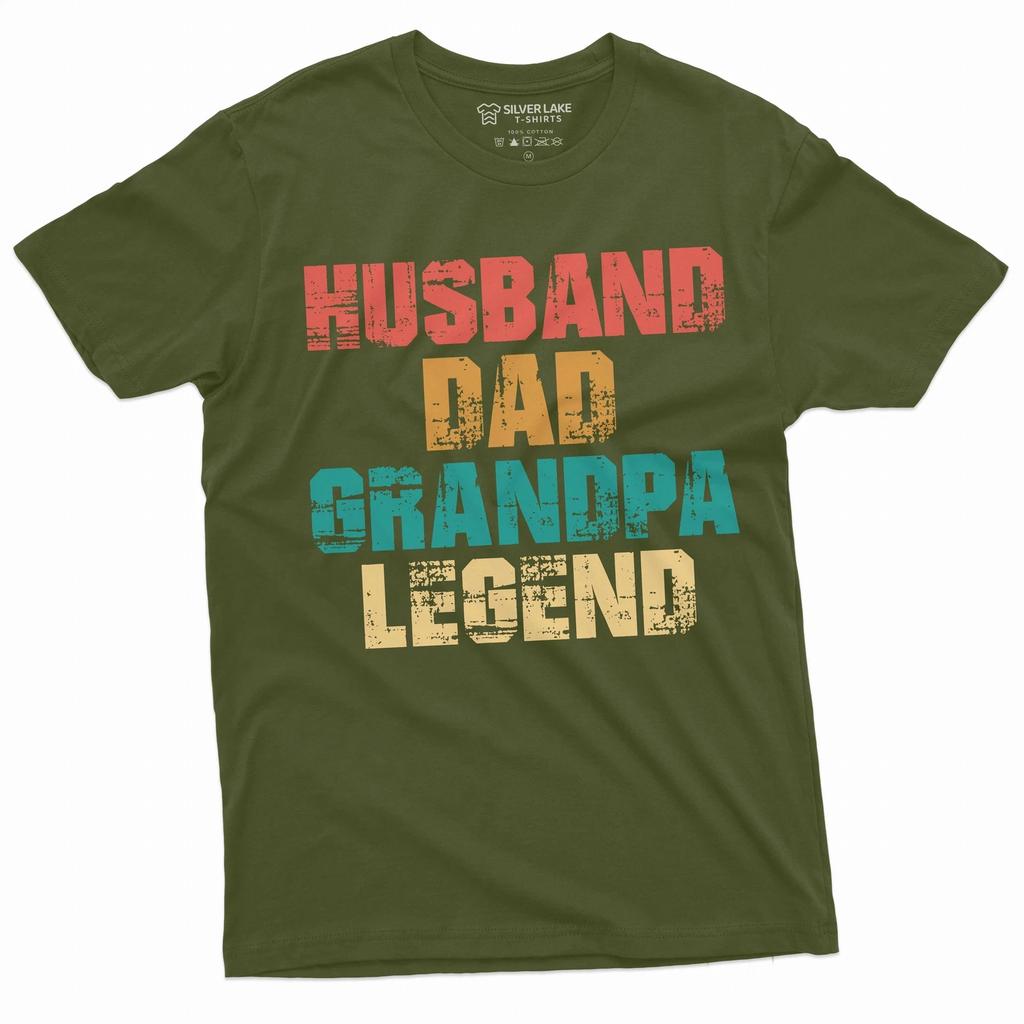 Funny Husband Dad Grandpa Legend T-shirt Birthday Gift Tee Father's day shirt