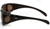Axe FitOver Sunglasses, GMGunmetal, SG-602P, fits over eyeglasses