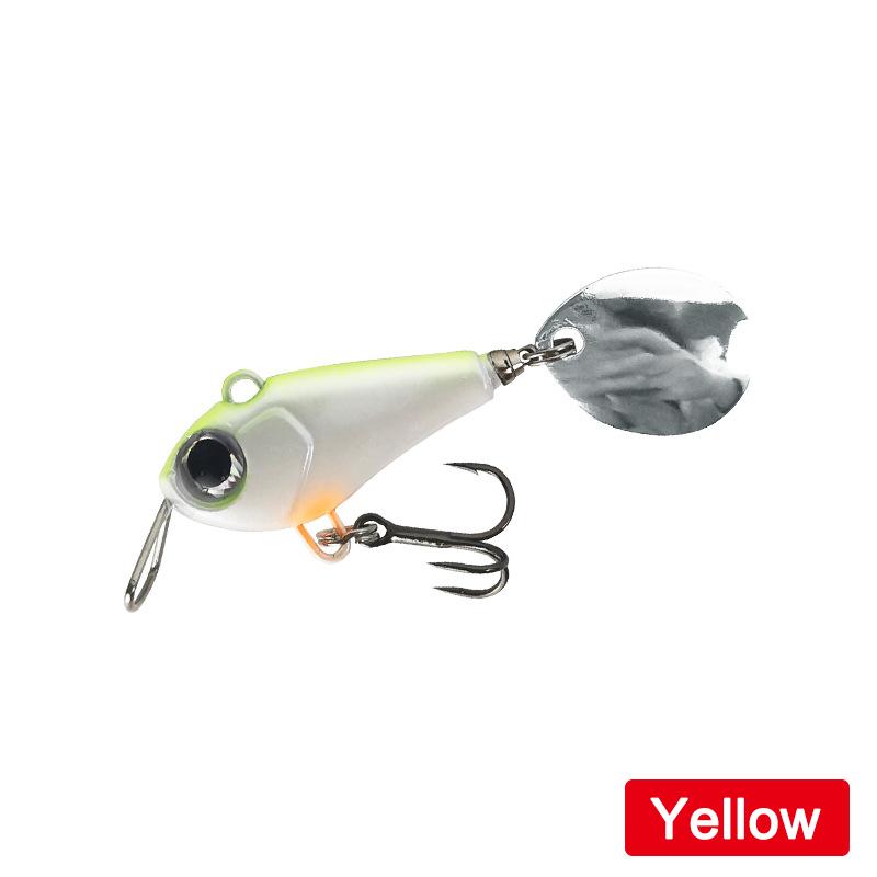 Vib маленькая небесная звезда вращающаяся с блестками 3,3 см 15 г японский стиль приманка для дорожного бегуна микрообъект маленькая фасоль Дин вращающаяся вибрация