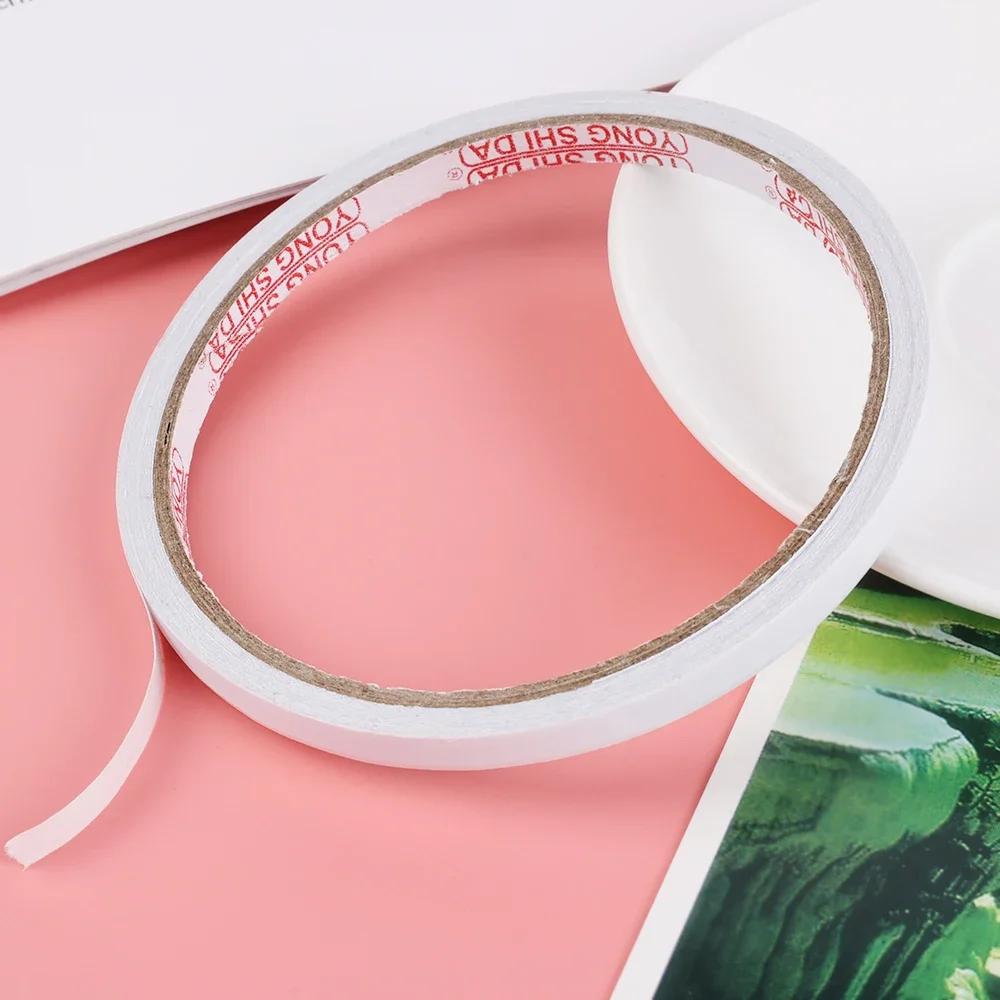 Клейкие стикеры Двусторонняя лента Ультратонкая Водонепроницаемая Офисы Семья 8 м Школа 1/3/5 рулонов Полезные вещи для дома Двусторонняя