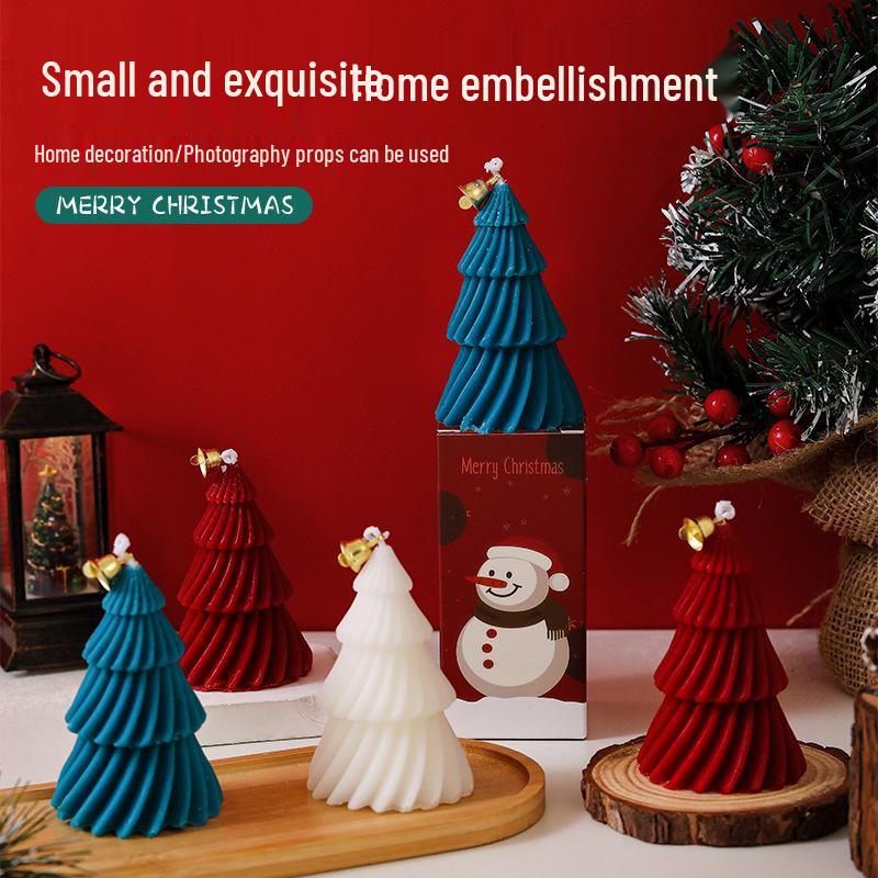 Christmas Tree Scented Candle - Festive Decor & Party Ornament