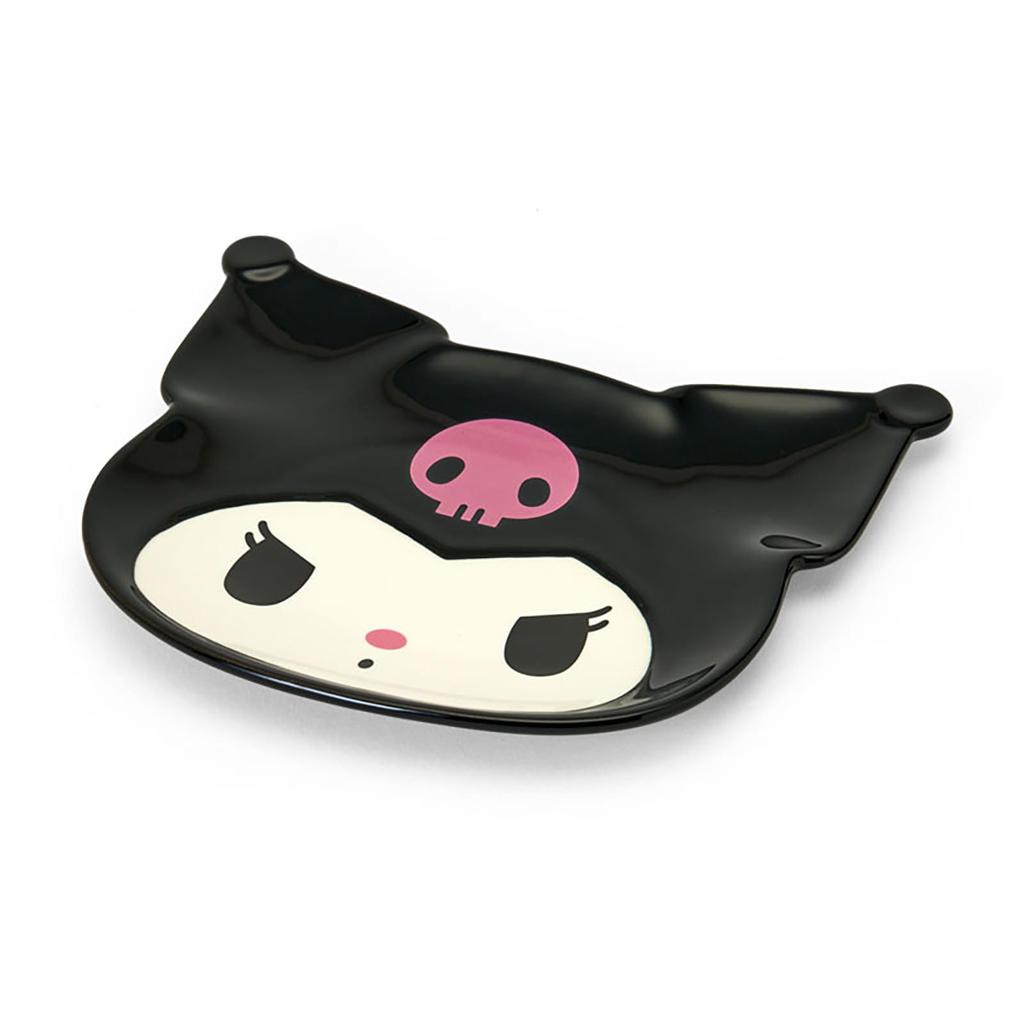 Sanrio Тарелка Kuromi Face and Dryer 142492, Безопасна для микроволновой печи и посудомоечной машины,