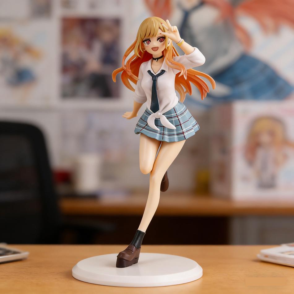 Подарок Новый Аниме Моя одежда для свиданий Китагава Марин Лиз Настольная Милая Школьная форма Модель ПВХ Фигурка Действия Коллекционная Игрушка