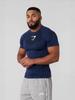 Мужская футболка с коротким рукавом GYMSHARK для фитнеса, быстросохнущая