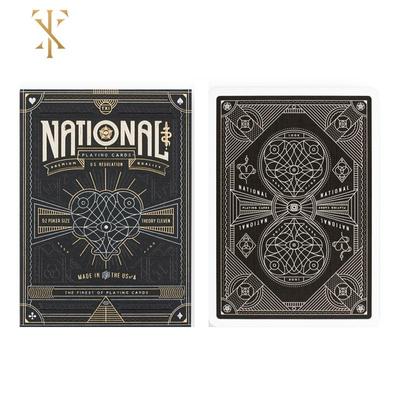 Theory11 Черные национальные игральные карты Велосипедная колода Карточные игры Волшебные трюки