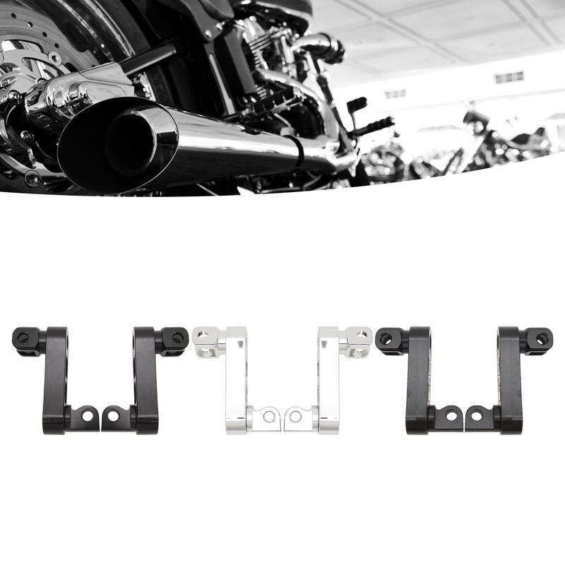 Motorcycle Foot Peg Highway Bracket 360° Adjustable Rugged Foot Peg Extension Bracket for Touring Foot Peg Highway Bracket