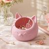 3D Printed Desktop Storage Container Cat-Shaped Jewelry Holder Storage Box  Bedroom