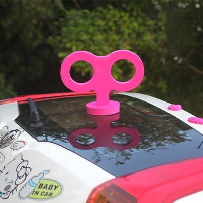 3D мультяшные весенние часы, украшения на крышу автомобиля, наклейки для Mini Cooper S One Clubman Countryman Benz Smart 451 453 Fortwo