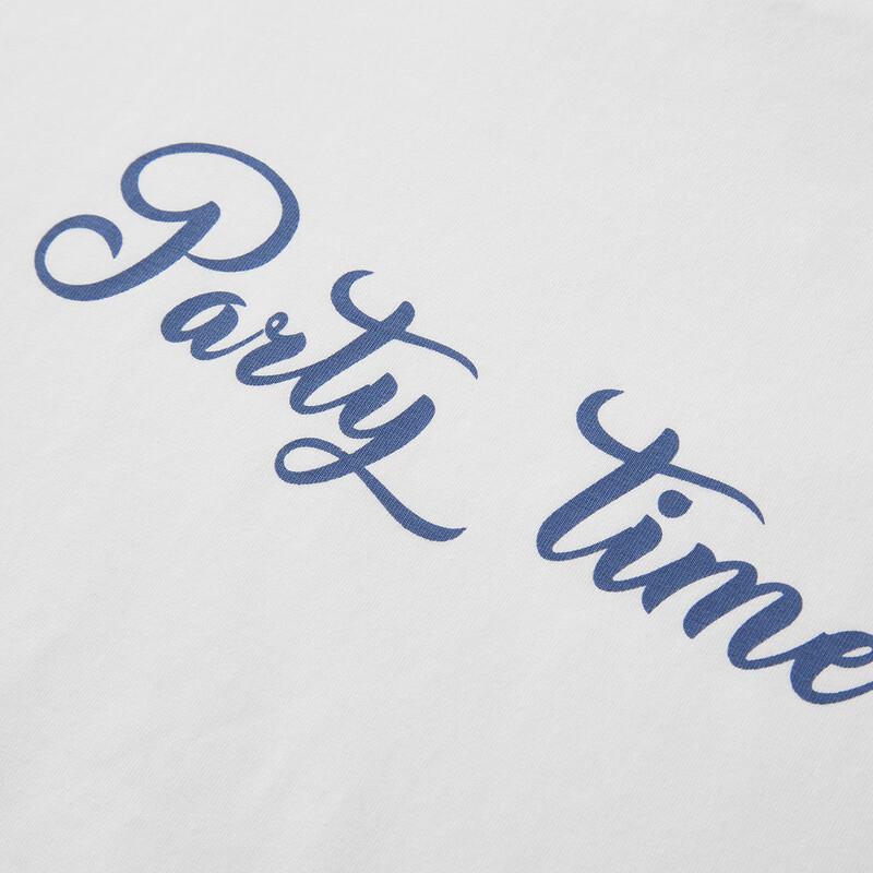 Женский летний набор Semir: футболка с принтом-буквой и джинсовый комбинезон на лямках