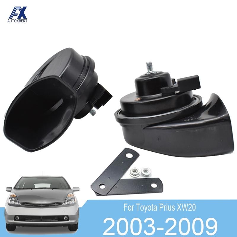 Snail Horn 12V 110-125db Loud Waterproof 410/510Hz Dual Pitch Horn For Toyota Prius XW20 2003 2004 2005 2006 2007 2008 2009