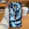 Дизайн с драконом в стиле аниме для Apple iPhone 17 16 16E 15 14 13 12 11 Pro Max Plus Черный Мягкий Силиконовый Чехол для Телефона