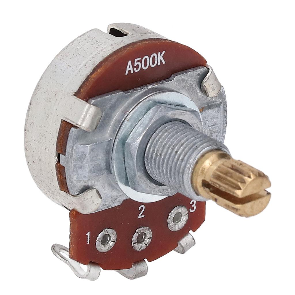 Мини-гитарный потенциометр 500K, объем звука, конусный горшок, металлические бас-гитары, запасные части