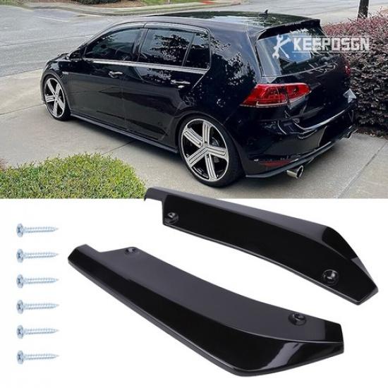 Комплект обвеса: сплиттер, диффузор, спойлер на задний бампер для VW Golf MK7 MK6 GTI