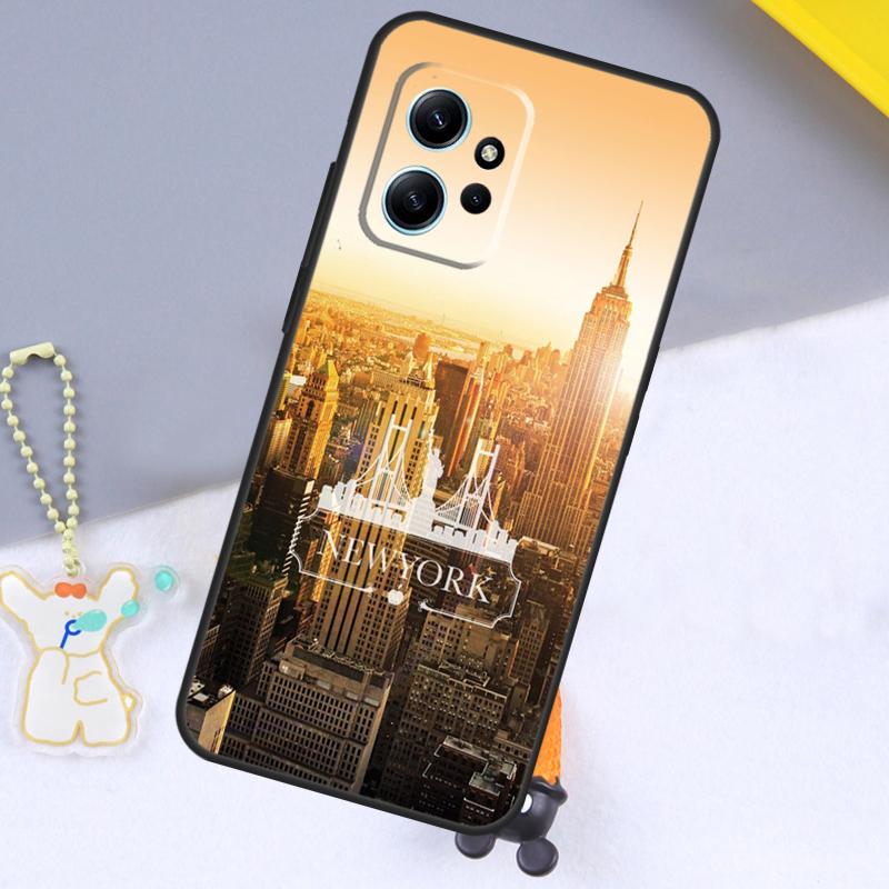 Чехол New York City для Xiaomi Redmi Note 12 9 10 11 Pro 12S 9S 10S 11S Чехол для Redmi 12 13C 12C 9C 10C