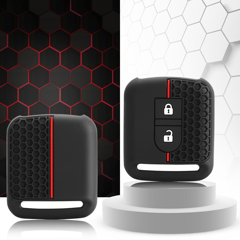 Силиконовый чехол для автомобильного ключа Fob Rubber Cover для Nissan Micra K12 Note Navara Qashqai J10 Primera Almera Sunny X-Trail