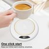 USB Electric Beverage Warmer with 3 Temperature Settings Coffee Warmer Plate Coffee Cup Warmer for Hot Coffee Tea and Milk
