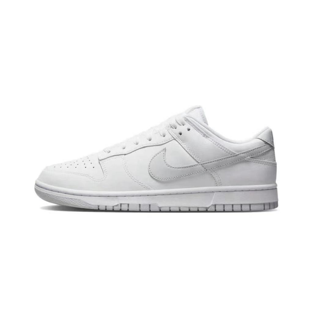 Nike Кроссовки для скейтборда Dunk Leather Coverage, нескользящие, ударопрочные, износостойкие, низкие, мужские, серо-синие, DV0831-101(Команда59-)