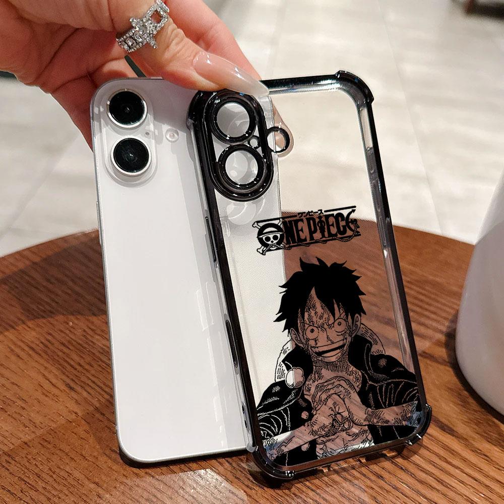 Горячие Десятки Кусочки Манга Чехол Для iPhone 17 Pro 16 15 14 13 12 11 Pro Max Чехол 17 Plus 17E 16E 17Air Защита Камеры Чехол для Телефона