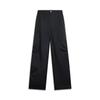 Li Ning CF Outdoor Series Comfortable Simple Wide Leg Mid Waist Solid Color Sports Long Pants Women Pants AYKV600-4