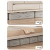 Underbed Wardrobe Organizer and Storage Cabinet, Foldable Under Bed Storage Bag, Powerful Function, No Space Occupation,  Under Bed Storage