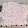 New women's pajamas long-sleeved trousers cardigan cartoon sweet Melody lapel loungewear two-piece set