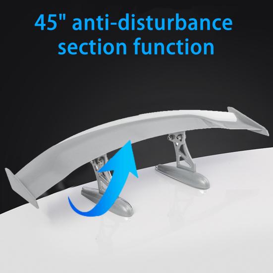 Мини-крошечный спойлер на багажник без перфорации, самоклеящийся сплошной цвет, универсальный автомобильный задний хвост