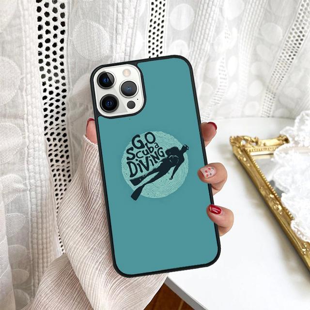 Чехол для телефона для подводного плавания с аквалангистом для Samsung Galaxy S10 S22 S23 S24 Note 10 20 Lite S20 Plus S21 Ultra Задняя крышка