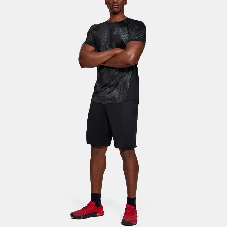 Under Armour Футболка мужская черная серая 1345245-001