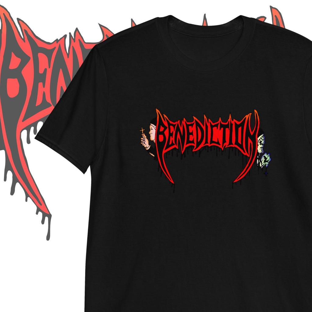 Benediction T shirt Old School Metal Clothing