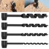 Set Extra Long Extension Spiral Auger Drill Bits Carbon Steel Hole Opener  Hard Soft Plastic