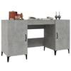 Desk Concrete Grey 140 x 50 x 75 cm Particleboard