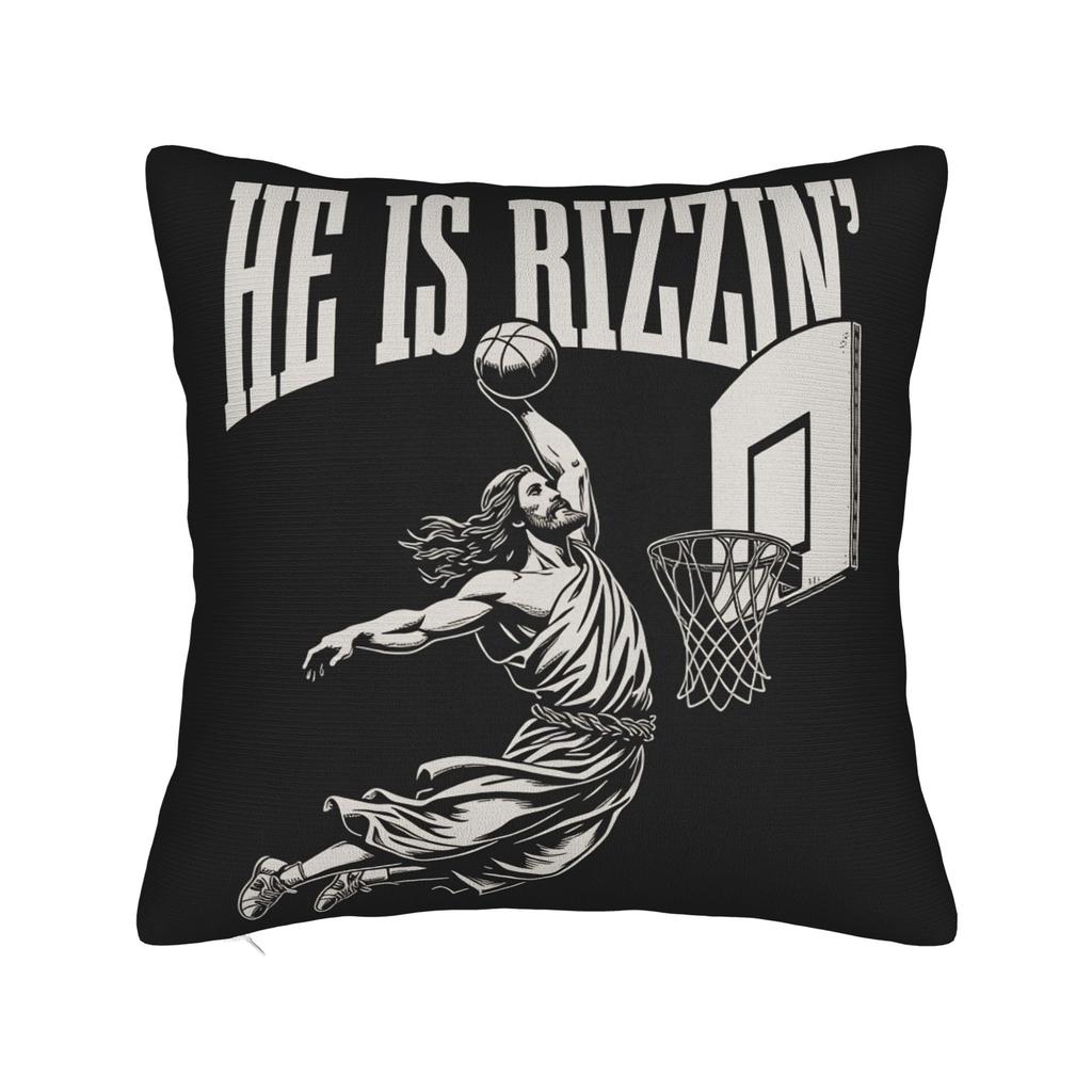He Is Risen Boho Easter Christian Jesus Pillow Case Fashion Pillow Cover Soft Pillowcases For Chair Sofa Home Decor