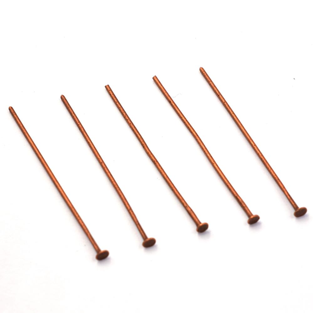 Flat Head Eye Pin Needles Beads Supplies for Jewelry Making Bracelet Accessories Earring Diy