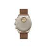 Swatch Мужские 42мм Кофейные Часы SO33T100 SO33T100