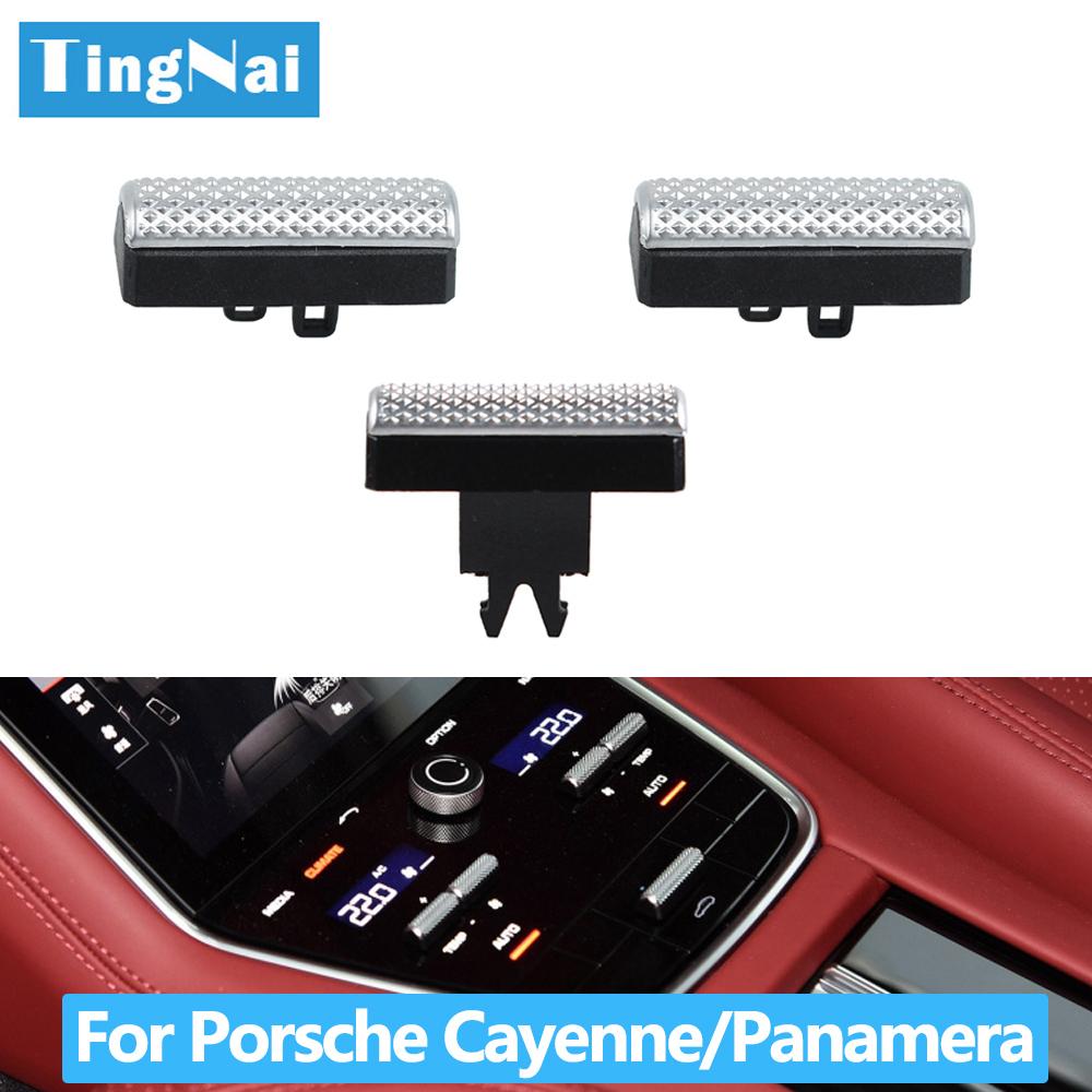 Car Central Console Air Conditioning Sunroof Switch AC Button Push Keys Replacement For Porsche Cayenne Panamera