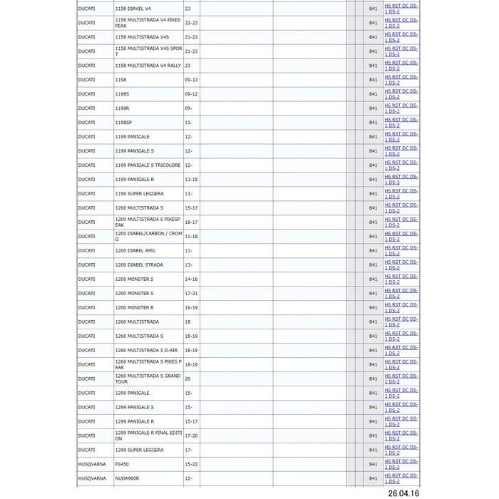 KITACO SBS Тормозные колодки [Только для использования на треке] 841DC (Фронт) Тормозные колодки гоночные двойной карбон MT-09SP, YZF-R1, GSX-R600, GSX1300R Hayabusa, Ninja