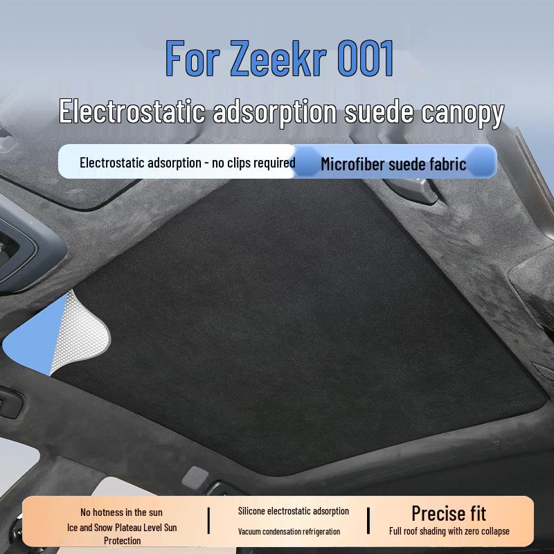 Zeekr 001/007/007GT/X Занавеска на люк из замши - Электростатический солнцезащитный козырек для автомобиля