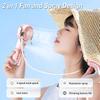 Portable Humidifier Fan Mini Water Mist Fan USB Rechargeable Mini Portable Handheld Fan with Humidifier Small Pocket Hand Fan