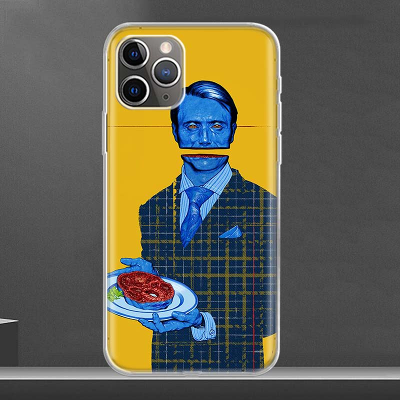 Мягкий чехол для телефона с изображением Ганнибала для IPhone 11 17 Air 16E 16 Pro Max 15 + 14 Plus 13 Mini 12 Apple 7 SE 8 Fundas Coque 11 17 Air 1