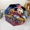 Personalized Name M-Mickey Print Umbrella - Automatic Open/Close, Eight-Rib Durable Frame, Automatic Folding Umbrella