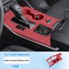 For Toyota Highlander Car Interior Accessories Decoration Center Console Silicone Mat Door Armrest Pad  Interior Upgrade