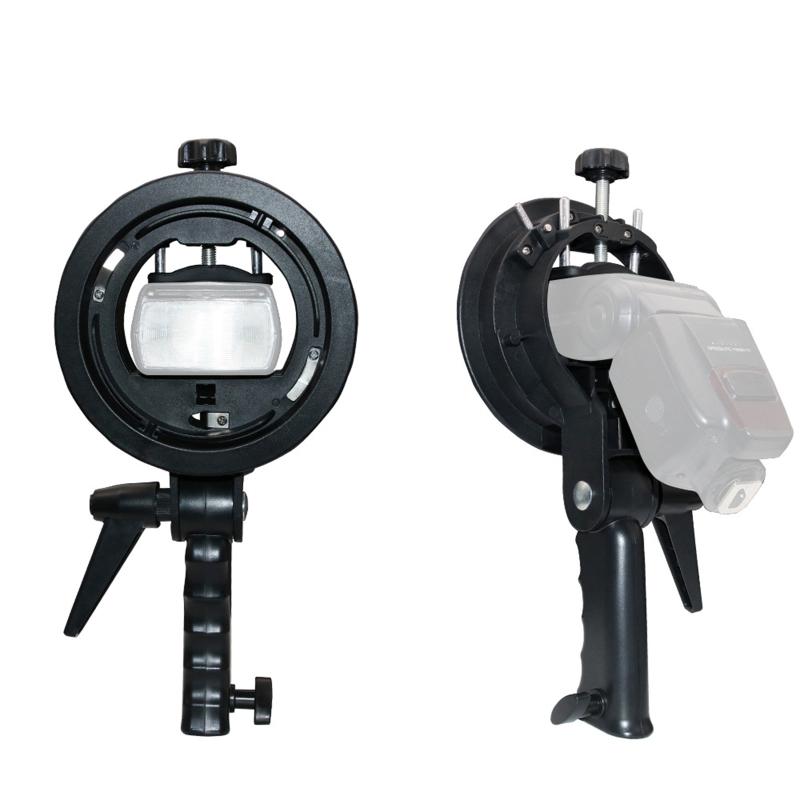Держатель вспышки типа S, Рукоятка для головки для Speedlite, Софтбокс, Стандартный отражатель, Фотооборудование, Аксессуар для студийной съемки