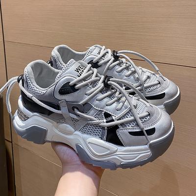 Новая корейская версия парных моделей, женская обувь для папы, студенческие спортивные кроссовки, дышащая повседневная обувь