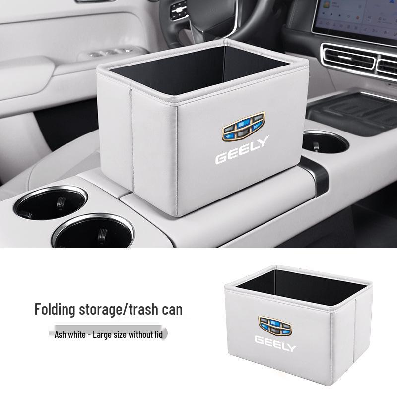 Geely Car Storage Box & Folding Trash Can for Xingyue L, Xingyuan Xingrui, and Dihao Boyue Pro