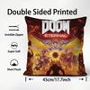 D-Doom E-Eternal Крутой Игровой Чехол на Подушку с Принтом Наволочка для Гостиной Дивана и Декора Спальни